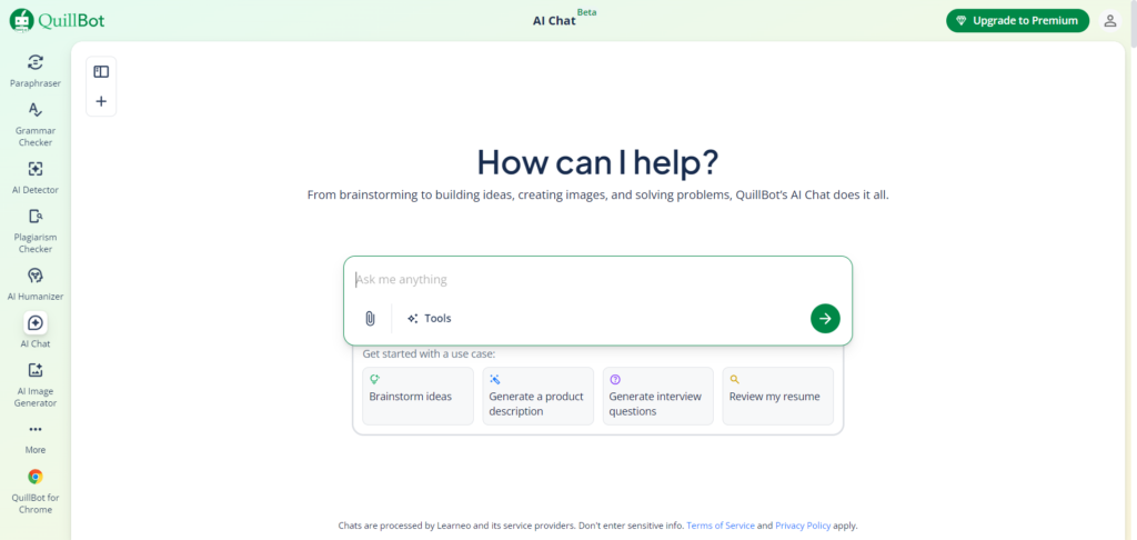 Quilbolt AI Dashboard